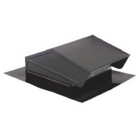 House 634 19.2 x 14.52 in. 8 in. Rectangular Steel With Baked Black Enamel Roof Cap HO2060898